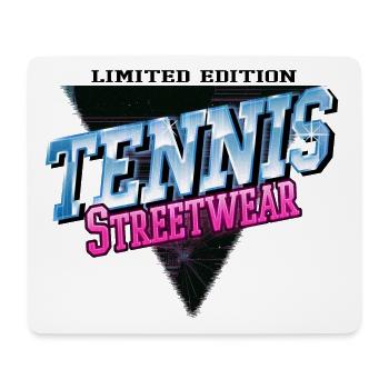 Tennis Sport Vintage Retro Streetwear Player - Mouse Pad (horizontal) - white - Front