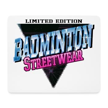Badminton Badminton Sport Player Vintage Rétro - Tapis de souris (format paysage) - blanc - Devant