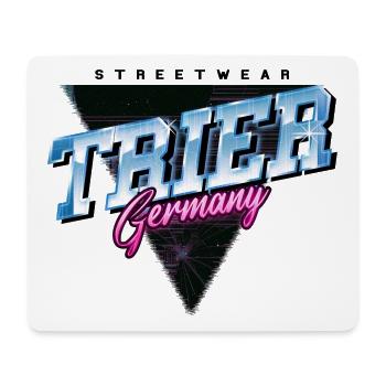 Trier Germany City Skyline Vintage Retro - Mouse Pad (horizontal) - white - Front