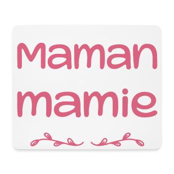 J’ai Deux Titres Maman Et Mamie | Fête des Mères - Tapis de souris (format paysage) - blanc - Devant