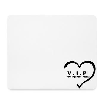Very Important Peasant VIP heart 01 - Mouse Pad (horizontal) - white - Front