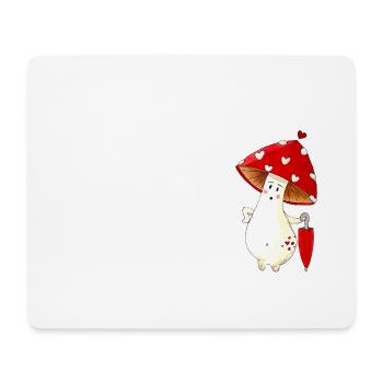 Champi(mi)gnon - Tapis de souris (format paysage) - blanc - Devant