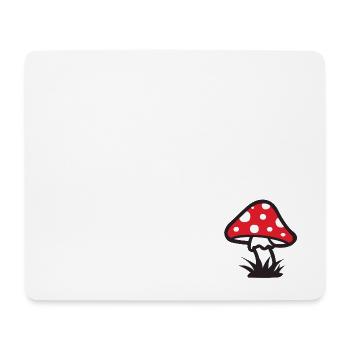 :: Champignon 2 :: muscimol :: - Tapis de souris (format paysage) - blanc - Devant