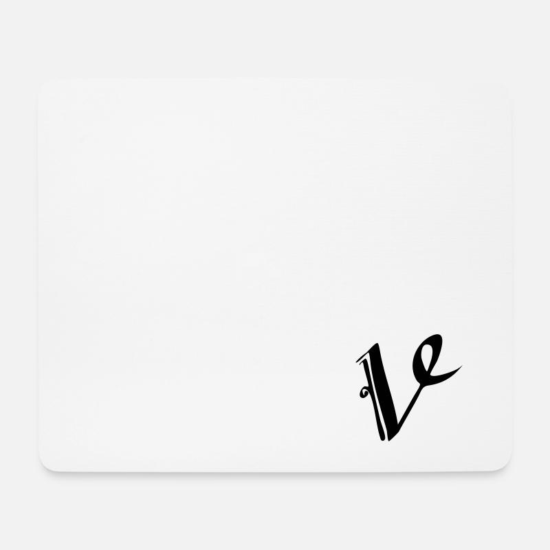 V - Mouse Pad (horizontal) - white