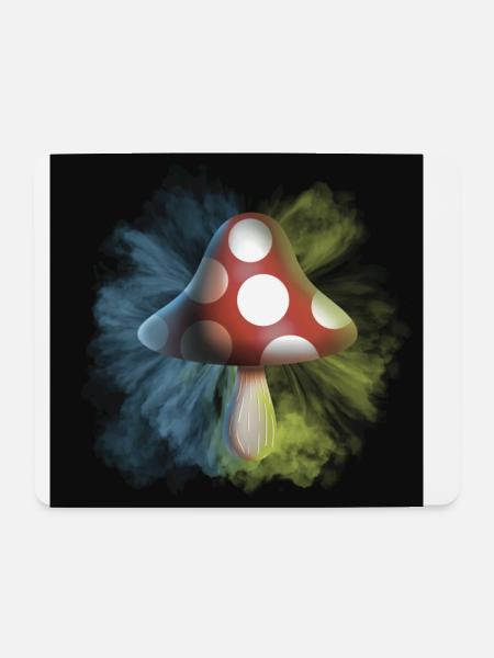 Pilz - Mousepad (Querformat) - Weiß