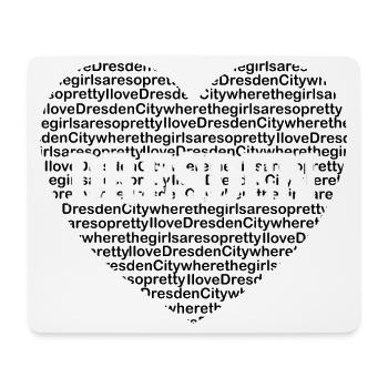 DRESDEN - Mousepad (Querformat) - Weiß - Vorne