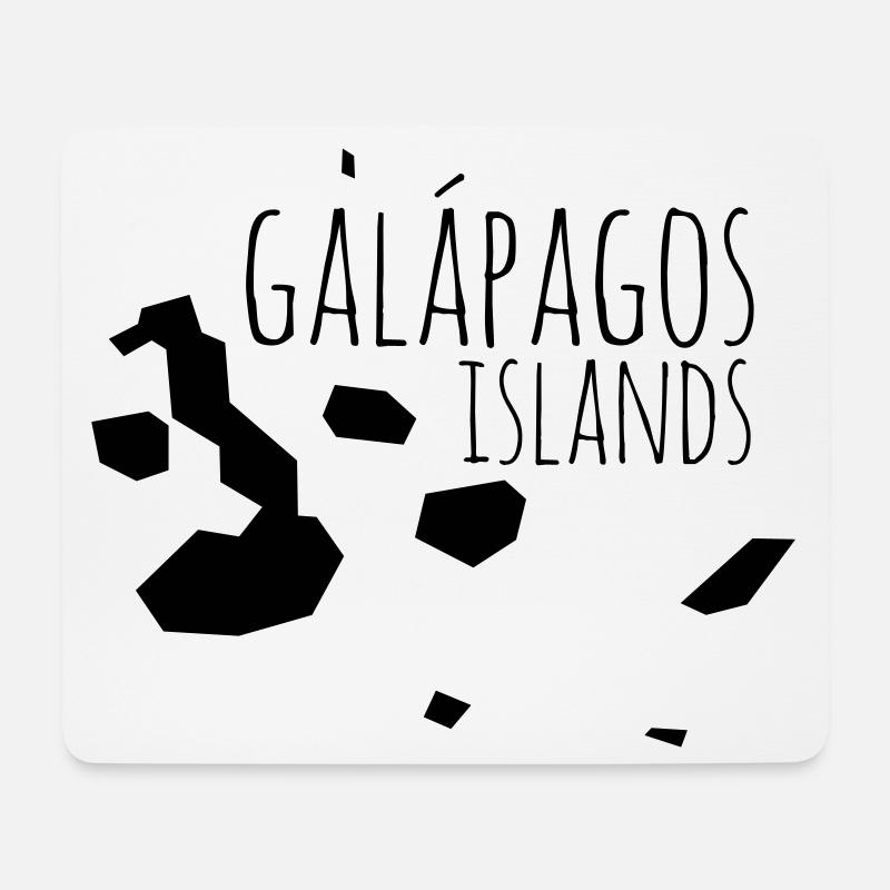 Galapagos - Mousepad (Querformat) - Weiß