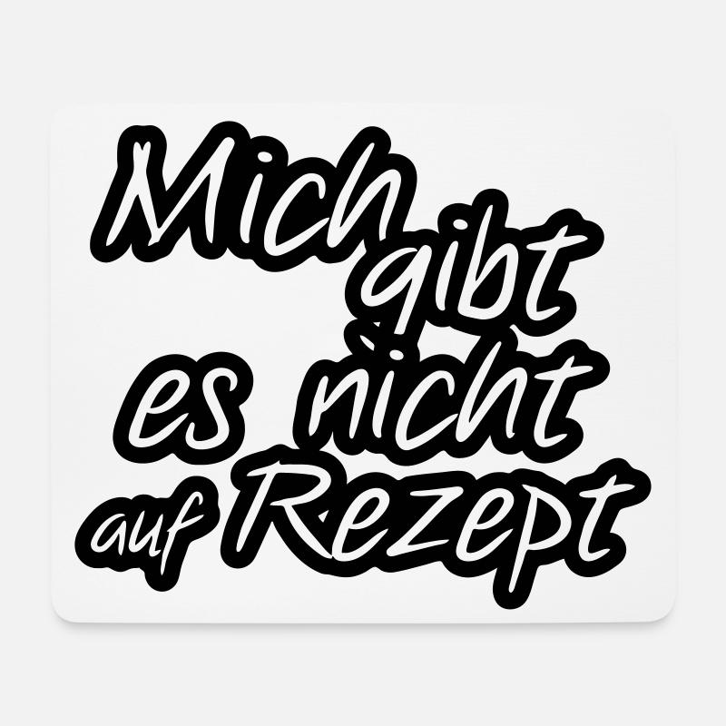 Nur auf Rezept Arzt, Arzthelferin, Fun, Geschenk - Mousepad (Querformat) - Weiß