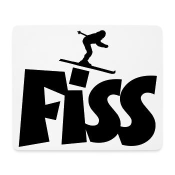 Fiss Ski für Skifahrer und Skifahrerinnen - Mousepad (Querformat) - Weiß - Vorne