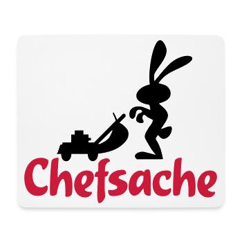 garten - Mousepad (Querformat) - Weiß - Vorne