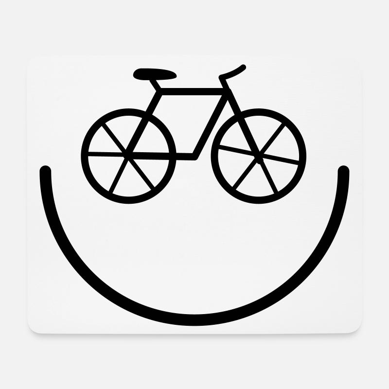Fahrrad - Mousepad (Querformat) - Weiß