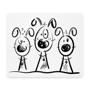 Best Friends - Mousepad (Querformat) - Weiß - Vorne