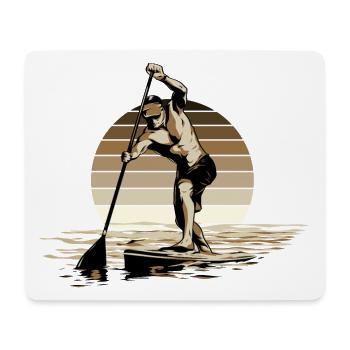Standup Paddleboarding - SUP - Mouse Pad (horizontal) - white - Front