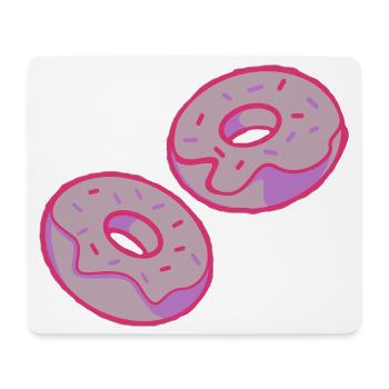 Beignets - Tapis de souris (format paysage) - blanc - Devant