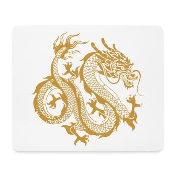 Chinese dragon - Mouse Pad (horizontal) - white - Front