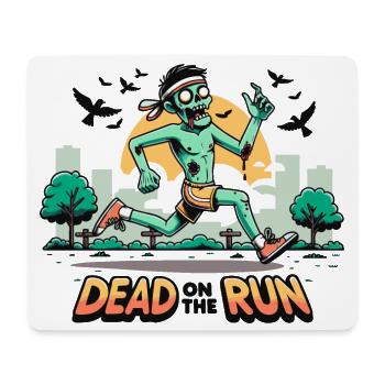 Dead on the Run: Zombie Runner - Mouse Pad (horizontal) - white - Front