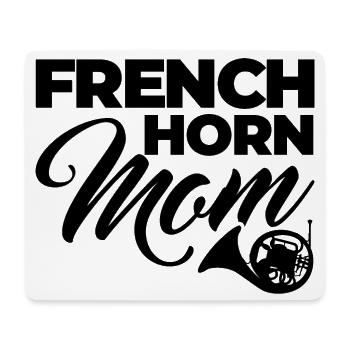 Waldhorn Mama - Mousepad (Querformat) - Weiß - Vorne