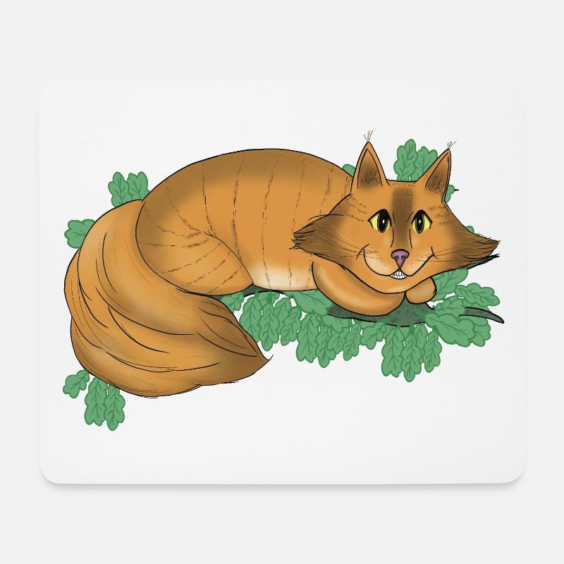 Fantasie-Grinsen Grinsen - Mousepad (Querformat) - Weiß