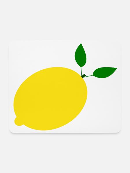 Zitrone Limone Limette - Mousepad (Querformat) - Weiß