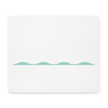 La vie est meilleure sur un bateau à voile dans un port de yacht - Tapis de souris (format paysage) - blanc - Devant