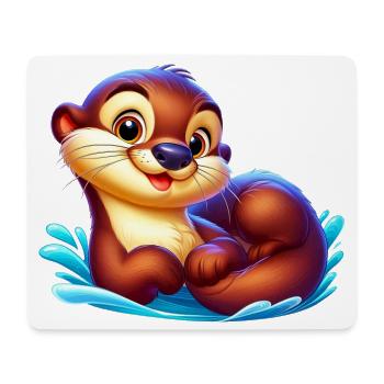 Otter - Mouse Pad (horizontal) - white - Front