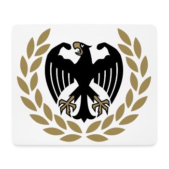 Deutscher Kraftsport Adler - Mousepad (Querformat) - Weiß - Vorne