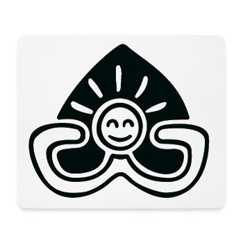 Relax and Smile - Mousepad (Querformat) - Weiß - Vorne