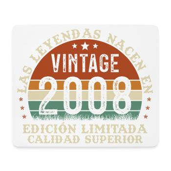 Original 2008 Vintage Retro Birthday Gift - Mouse Pad (horizontal) - white - Front