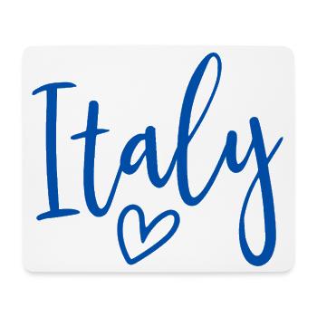 Italien – Herz der Frauen, Liebe zu Italien - Mousepad (Querformat) - Weiß - Vorne