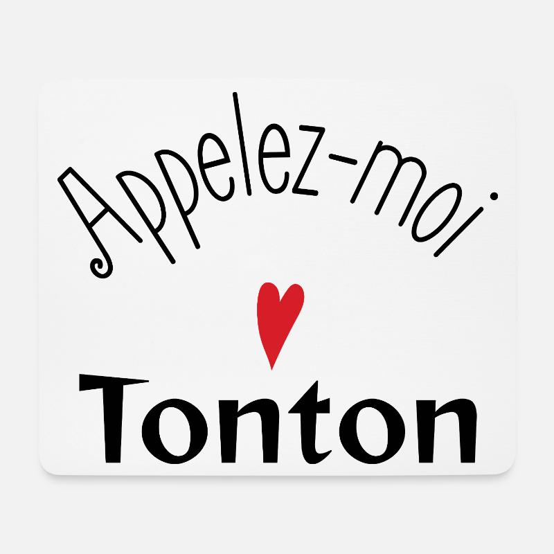 Nenn mich Onkel für Männer - Mousepad (Querformat) - Weiß