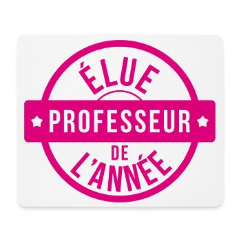 Élue Professeur de l'Année : Lauréate de l'EN ! - Tapis de souris (format paysage) - blanc - Devant