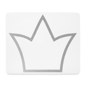 Couronne – symbole de force et de confiance en soi - Tapis de souris (format paysage) - blanc - Devant