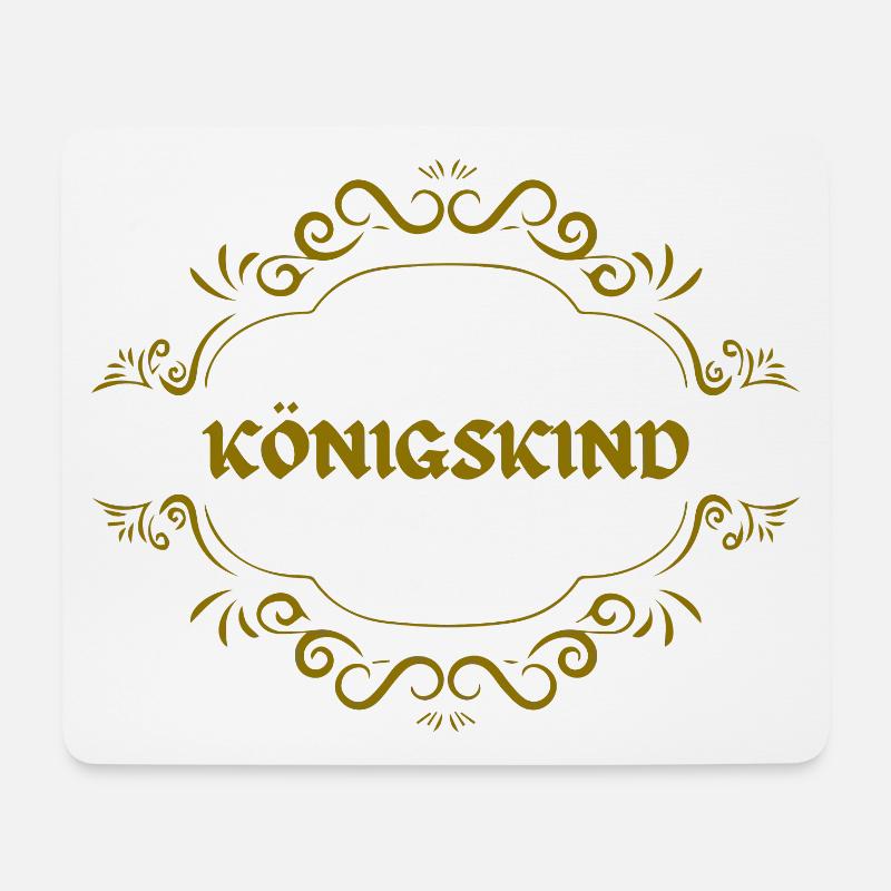 Kind des Königs - Mousepad (Querformat) - Weiß
