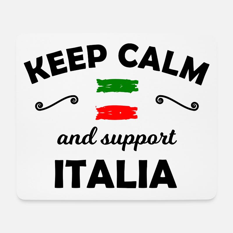 Italia - Mousepad (Querformat) - Weiß