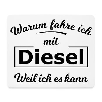 Der Verbrenner Fan - Mousepad (Querformat) - Weiß - Vorne