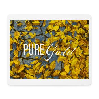 Pure Gold - Mouse Pad (horizontal) - white - Front