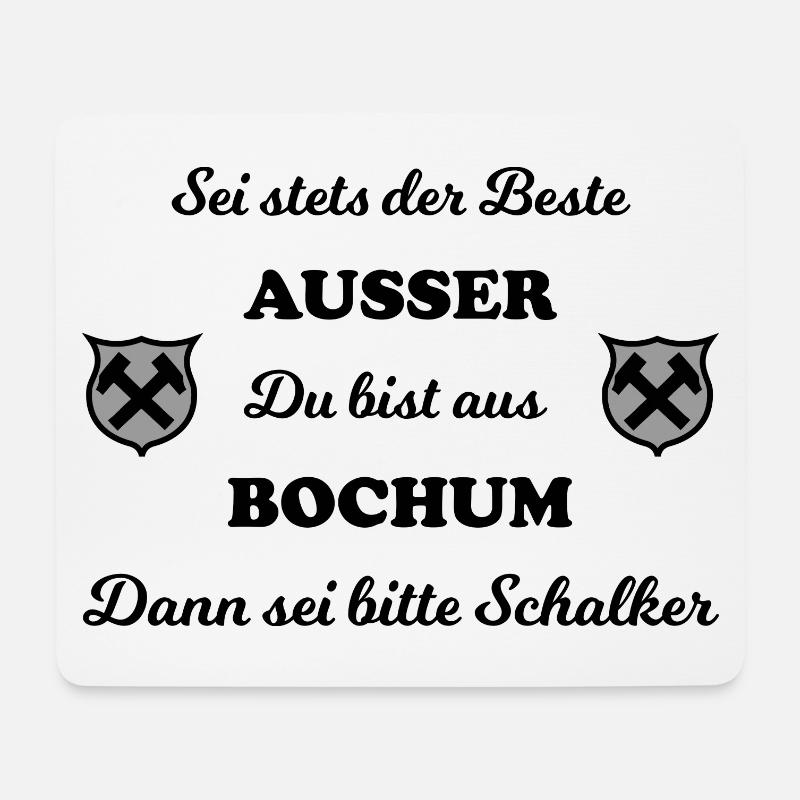 Zuhause im Ruhrpott - Mousepad (Querformat) - Weiß