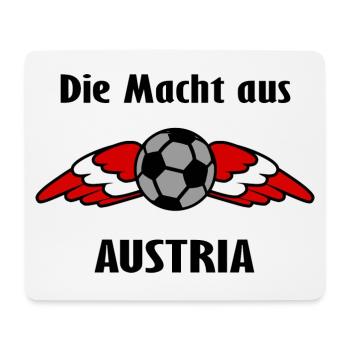 Die Austria Unterstützer - Mousepad (Querformat) - Weiß - Vorne