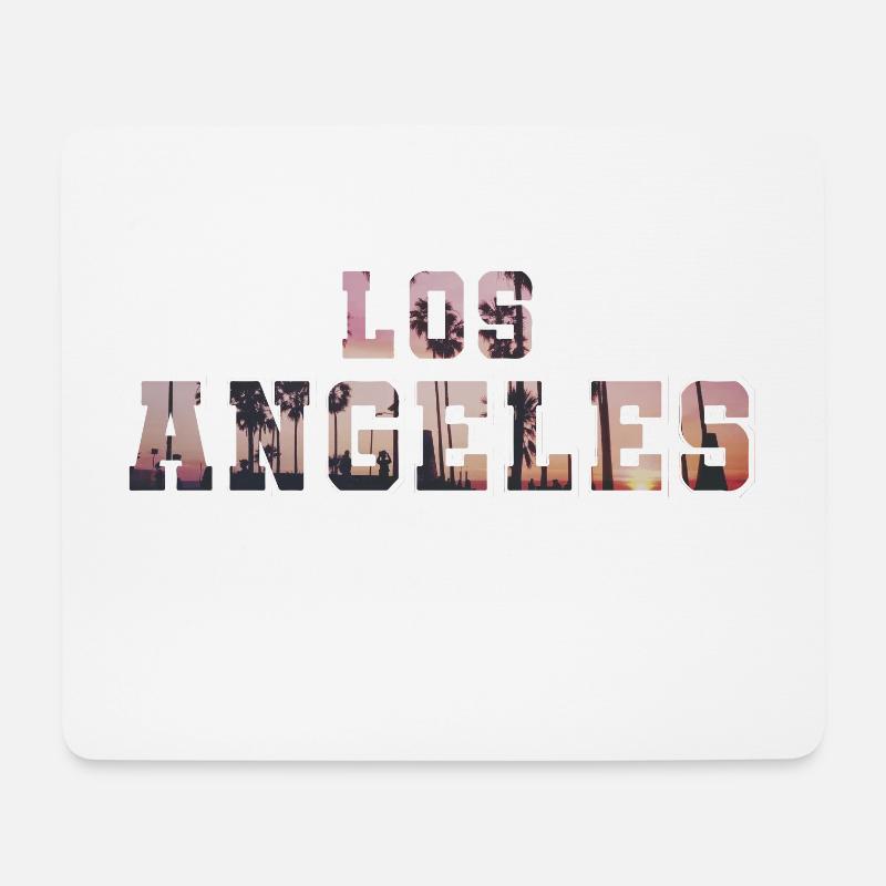 Los Angeles California - Mousepad (Querformat) - Weiß