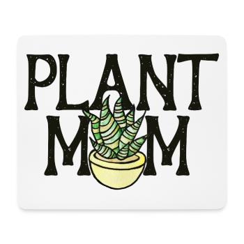 Plant Mom Bloom Pot - Mousepad (Querformat) - Weiß - Vorne