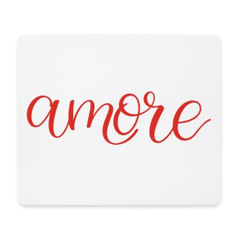 Amore - amour - Tapis de souris (format paysage) - blanc - Devant