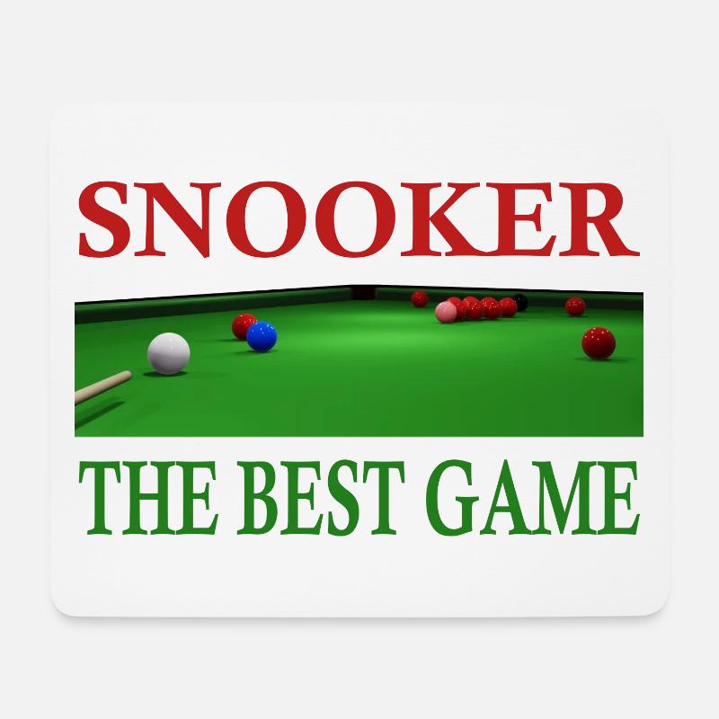 Snooker, Snooker Masters, Billard - Mousepad (Querformat) - Weiß