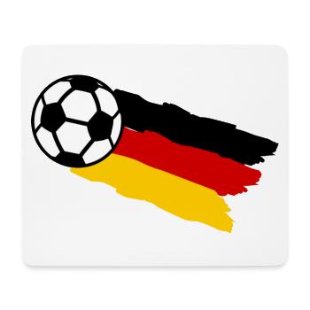 Fans de football - Tapis de souris (format paysage) - blanc - Devant