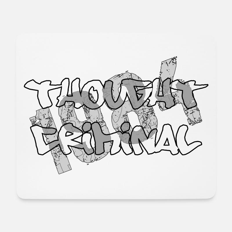Thought Criminal - 1984 - Mousepad (Querformat) - Weiß