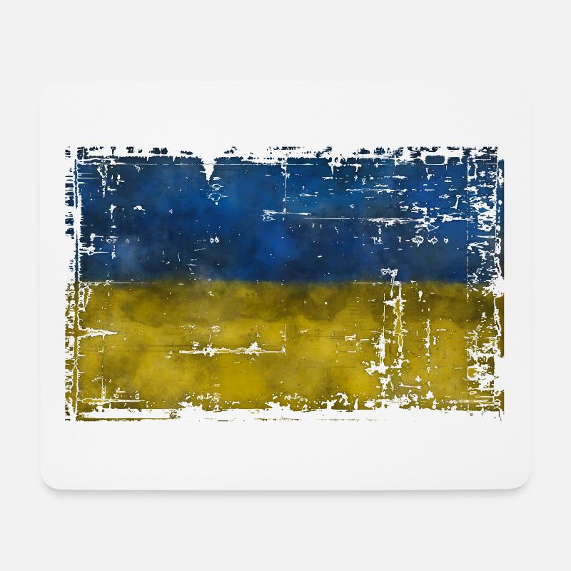 Ukraine - Mousepad (Querformat) - Weiß