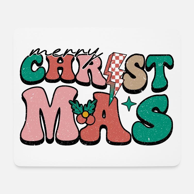 Chistmas - Mousepad (Querformat) - Weiß