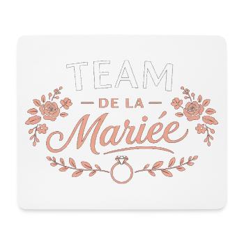 Team de la Mariée - Tapis de souris (format paysage) - blanc - Devant