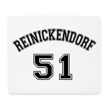 Reinickendorf 51 Berliner Bezirk Nostalgie Design - Mousepad (Querformat) - Weiß - Vorne