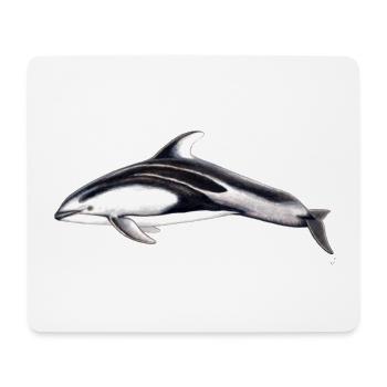 White flank dolphin - Lagénorhynque - Lag - Mouse Pad (horizontal) - white - Front