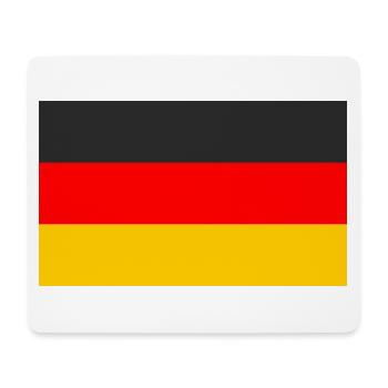 GERMAN FLAG - Mouse Pad (horizontal) - white - Front